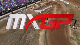 MXGP Race 2 start crash  2024 The Oriental Beauty Valley MXGP of China [upl. by Apeed]