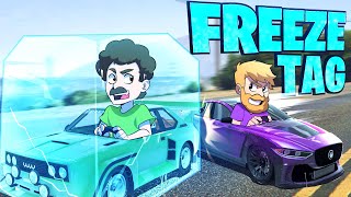 Freeze Tag With Drift Cars In GTA 5 [upl. by Cammi]