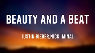 Beauty And A Beat  Justin BieberNicki Minaj Visualized Lyrics 🦑 [upl. by Rather516]