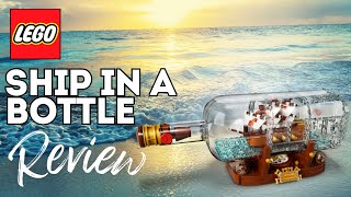 Ahoy Matey  LEGO Ship in a Bottle  Build and Review [upl. by Bergstrom]