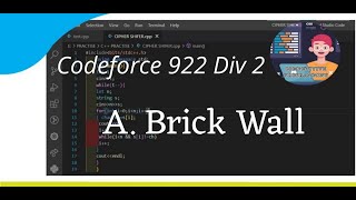 A Brick Wall  Codeforces 922 Div 2  Programming With Sakib [upl. by Xet]