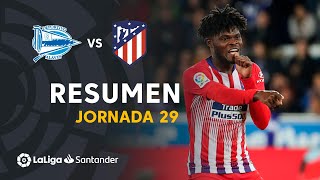 Resumen de Deportivo Alavés vs Atlético de Madrid 04 [upl. by Nnylak852]