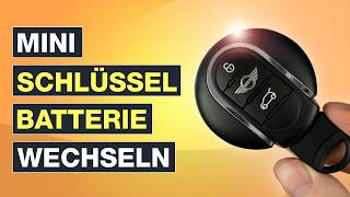 MINI Schlüssel Batterie wechseln – Batterie tauschen am MINI Autoschlüssel – Testventure [upl. by Asilej]