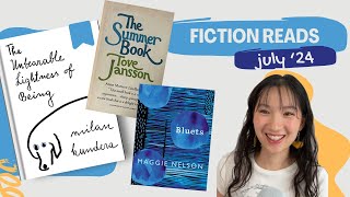 july fiction reads milan kundera bluets by maggie nelson the summer book by tove jansson [upl. by Hgielrak]