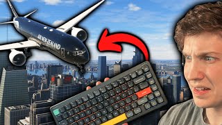 Can You Play Microsoft Flight Sim on KEYBOARD [upl. by Yentruocal]