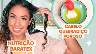 CABELO QUEBRADIÇO E POROSO A MELHOR NUTRIÇÃO CASEIRA PRO CRONOGRAMA CAPILAR  EP3 JULIANA LOUISE [upl. by Anigroeg]