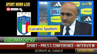 Spalletti postmatch ItaliaIsraele 41 interview  Nations League [upl. by Axela]