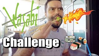 Wasabi Challenge  تجربة السوشي لاول مرة وتحدي حار جداً [upl. by Secilu922]