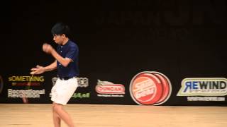 C3yoyodesign presents 2013 Japan National Yoyo Contest 3A 6th Mizuki Takimoto [upl. by Icyac]