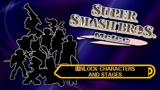 Unlock All Characters And Stages  Super Smash Bros Melee [upl. by Petrine772]