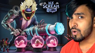 FINALLY MY ALL FRIENDS ESCAPED FROM ICECREAM UNCLE  TECHNO GAMERZ ICESCREAM 8 HORROR GAMEPLAY [upl. by Hanafee]