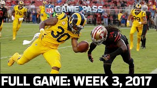 Highest Scoring TNF Game EVER Rams vs 49ers Week 3 2017 FULL GAME [upl. by Hgielek393]