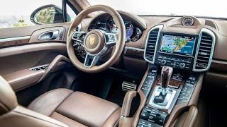 VIDEO 2015 Porsche Cayenne S Diesel Interior HD [upl. by Tull344]