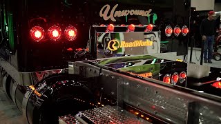 “Unwound” 2022 Peterbilt 389 Custom Semi Truck Build [upl. by Nitsu]