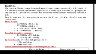 exercice sur le tableau de répartition des charges indirectes s3 بدارجة partie 2 بكل تفاصيل CAE [upl. by Anelleh194]