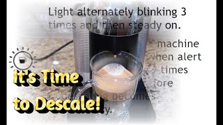 How To Descale a Nespresso VertuoLine Machine Step by Step [upl. by Bigelow9]