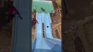 Woman Loses Wig While Sliding on Water Slides  1444636 [upl. by Doyle428]