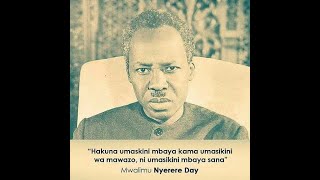 Wimbo wa kumbukizi ya hayati Mwalimu NyerereUhuru day [upl. by Anderson]