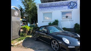 Felgen Reparatur Augsburg Porsche Felgen reparieren Turbo 991 996 defekte Felge Panamera [upl. by Aicil]