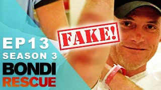 Man FAKES Shark Attack  Bondi Rescue  Season 3 Episode 13 OFFICIAL UPLOAD [upl. by Einor219]