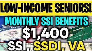 1400 STIMULUS CHECK FOR SS SSI SSDI LOWINCOME SENIORS 288 PER MONTH FOR SSI BENEFITS [upl. by Thorpe]