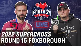 2022 Supercross Foxborough Round 15 w Freddie Noren  RMFantasySX SXperts [upl. by Ociredef]