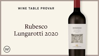 Wine Table provar Rubesco Lungarotti 2020 [upl. by Tjon]