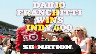 Dario Franchitti Wins The Indy 500 [upl. by Ydaf]