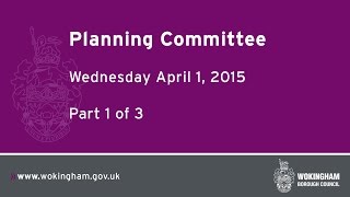 Planning Committee  010415 Part 1 [upl. by Anattar]