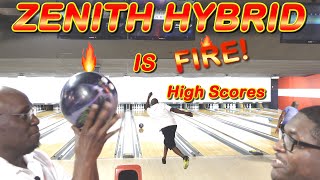 Amazing Results With New Zenith Hybrid Bowling Ball [upl. by Latty]