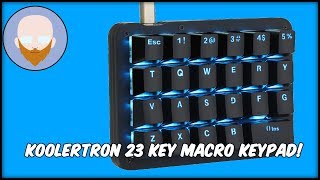 Very Handy Tool  Koolertron 23 Key Macro Mechanical Keyboard Review [upl. by Aluino]