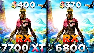 RX 7700 XT 12GB vs RX 6800 16GB  PC Gameplay Tested [upl. by Merth]