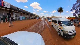 Poor road conditions and potholes in Koster in South Africa [upl. by Stambaugh]