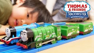 きかんしゃトーマス フライング・スコッツマン TrackMaster Flying Scotsman [upl. by Gruver]