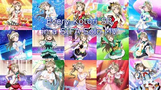 Every Kotori SR in a SIFAS Solo MV [upl. by Nileek986]