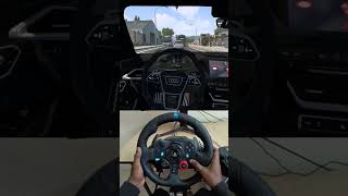 Smooth driving  Audi E tron GT 2022  Steering wheel gameplay  Euro Truck Simulator 2 [upl. by Ellennaj]