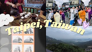 Taiwan Taipei Vlog Jiufen Tea house experience Shifen releasing lantern low angle photobooth [upl. by Michaela493]