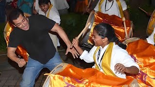 Salman Khans ZABARDAST Faadu Dance On Nashik Dhol At Ganpati Visarjan With Family [upl. by Ennovaj916]