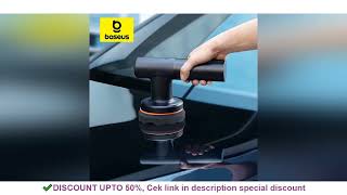 Baseus Car Polisher Machine Wireless Electric Polishing Wax Tool Adjustable Speed Cordless Auto Poli [upl. by Sosthenna]