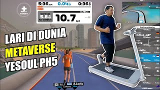 YESOUL PH5 Treadmil foldable dari Yesoul Lari di dunia metaverse treadmill yesoul sehat gym [upl. by Scevor]