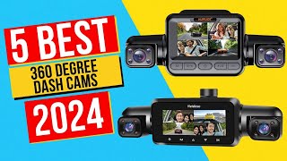 Best 360 Degree Dash Cams In 2024  Top 5 360 Degree Dash Cams [upl. by Hahseram55]