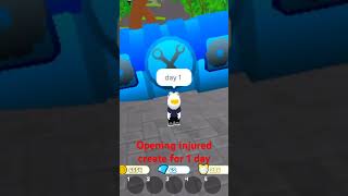 day 1 I opened injured create roblox [upl. by Adlecirg214]