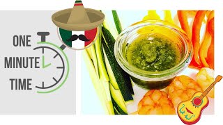 SCHNELLE UND EINFACHE Rezepte  Mexikanische Salsa grüne Soße Tomatillos Koriander scharfe Soße [upl. by Eedebez]