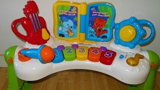 Vtech  Grow And Discover Music Studio with A Microphone Piano Removable Guitar And Drum [upl. by Hettie346]