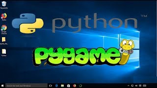 How to Install PyGame on Windows 10 [upl. by Rondi]