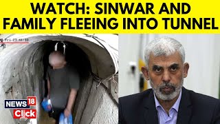 Ex Hamas Chief Yahya Sinwar Seen Inside Tunnel Hours Before October 7 Attack  Israel Hamas  N81G [upl. by Abbottson469]