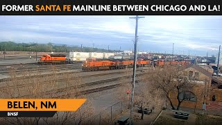 Belen New Mexico USA  Virtual Railfan LIVE [upl. by Eleazar204]