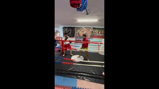 KIRAN KIRANA BOKS SPARRING boxing boks kickboxing boxingtraining [upl. by Ely]