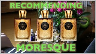 MORESQUE TESTING PART 1 MY FIRST IMPRESSIONS JASMINISHA SETA ALMA PURE DIADA FRAGRANCES SEQ 12 [upl. by Leunamme]