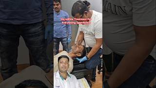 Incredible treatment for ankylosing spondylitis chiropractor physiotherapy tattoo doctor [upl. by Kcirb]